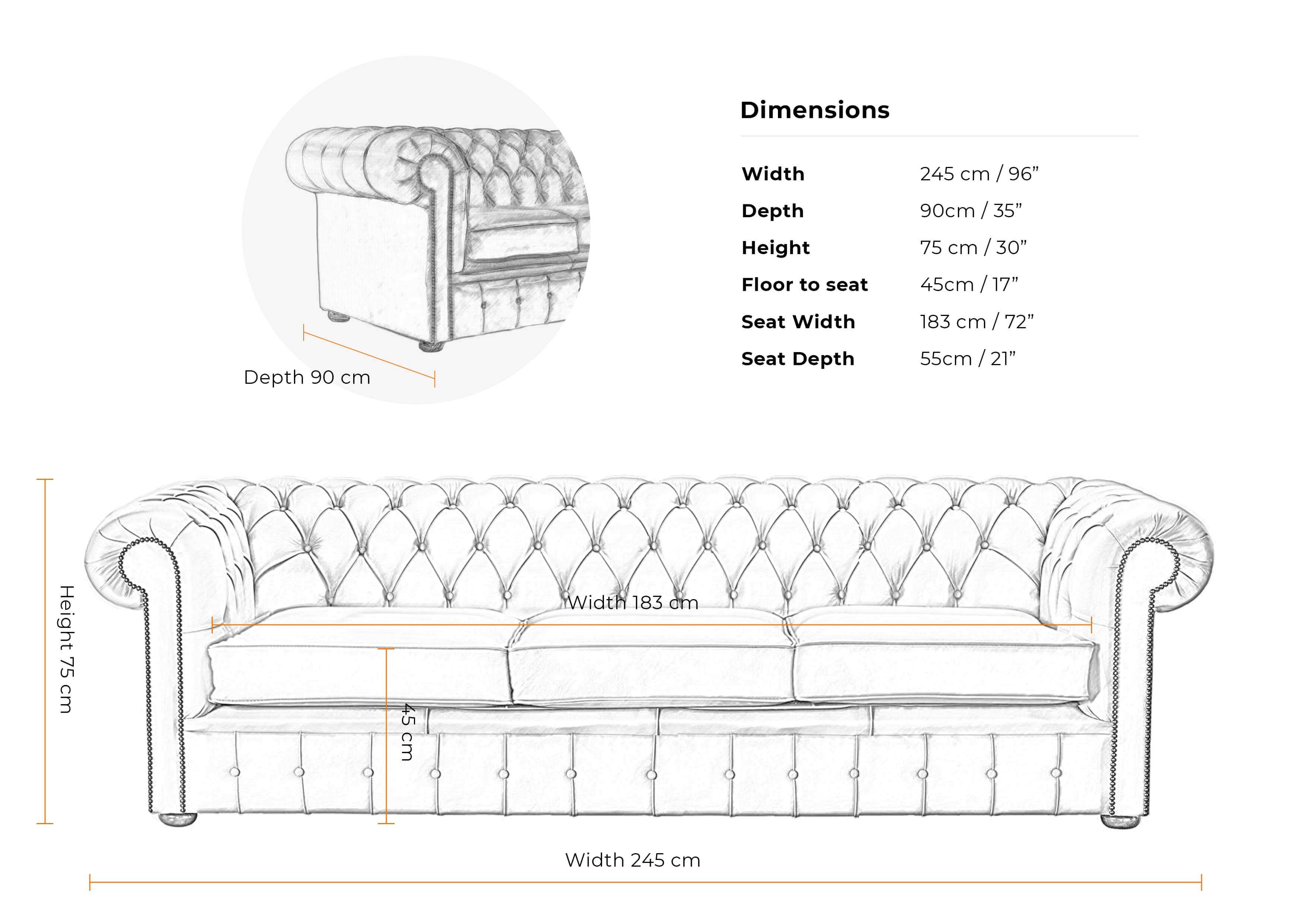 Dimensions-4-seater-buttoned-chesterfield-sofa