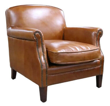 Camber Vintage Tan Distressed Leather Armchair