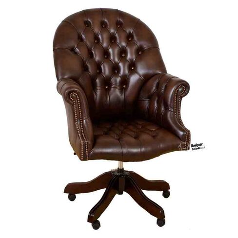 Chesterfield Directors Leather Office Chair