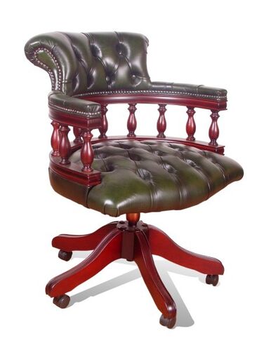 Chesterfield Captains Leather Office Chair