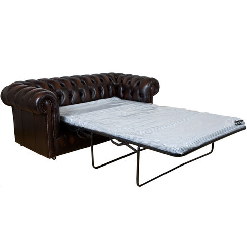 Chesterfield Leather Sofabed UK Manufactured