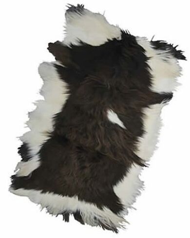Mixed Colour Goatskin Rug