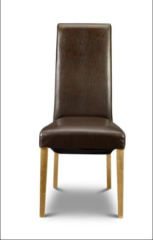 Artemis Dining Chair Brown Solid Oak