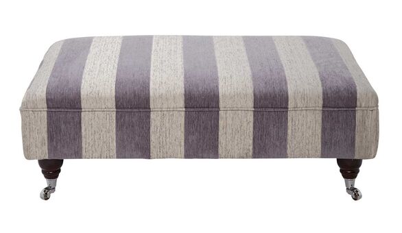 Charlotte Fabric Armchair Trivero Stripe Grey