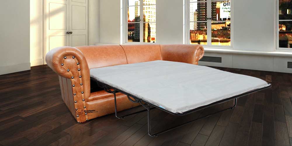 Level Up Your Living Space with DesignerSofas4u's Chesterfield Sofa Bed  %Post Title