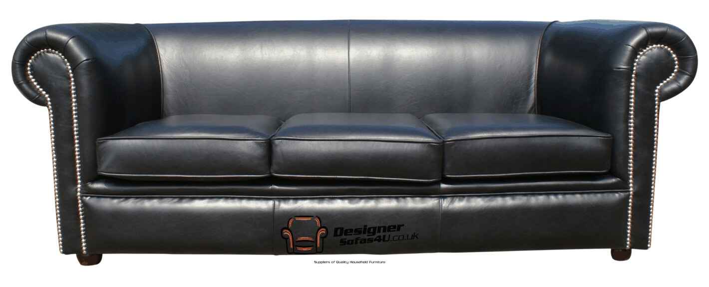 Bold and Beautiful Black Chesterfield Sofas  %Post Title