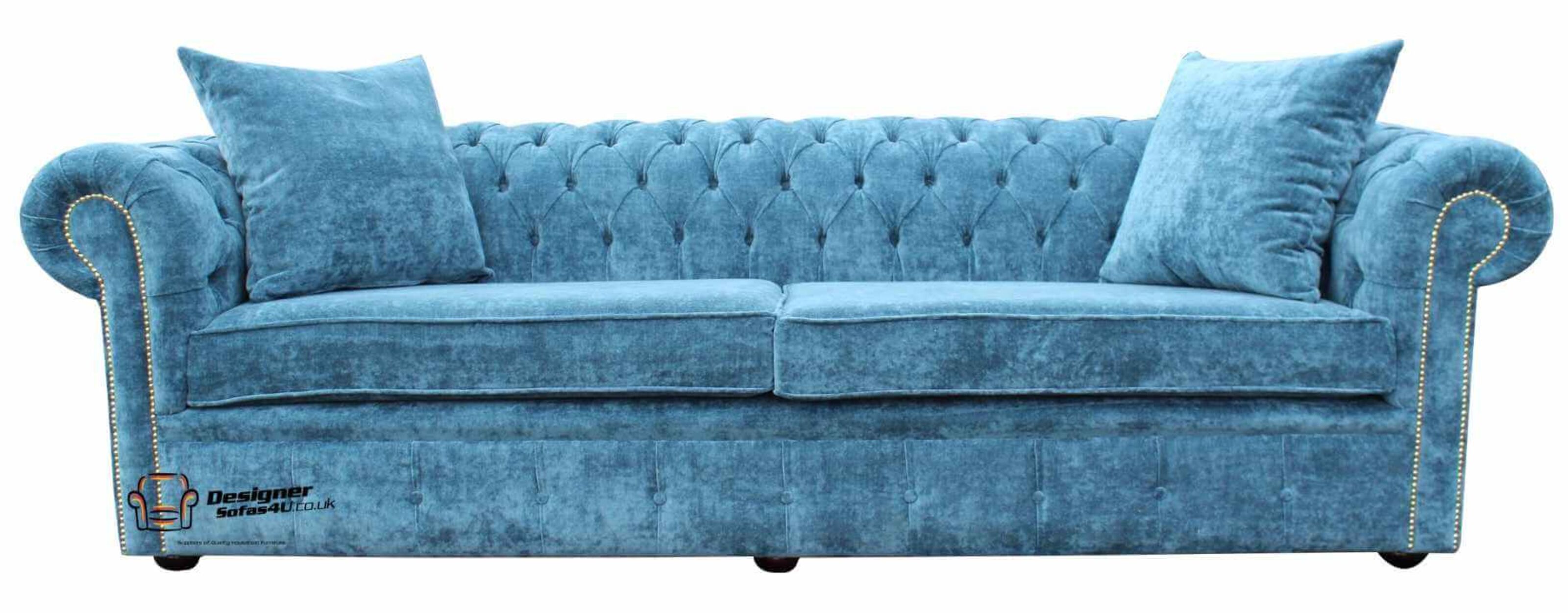 Accentuated Comfort: Chesterfield Sofas with Included Pillows  %Post Title