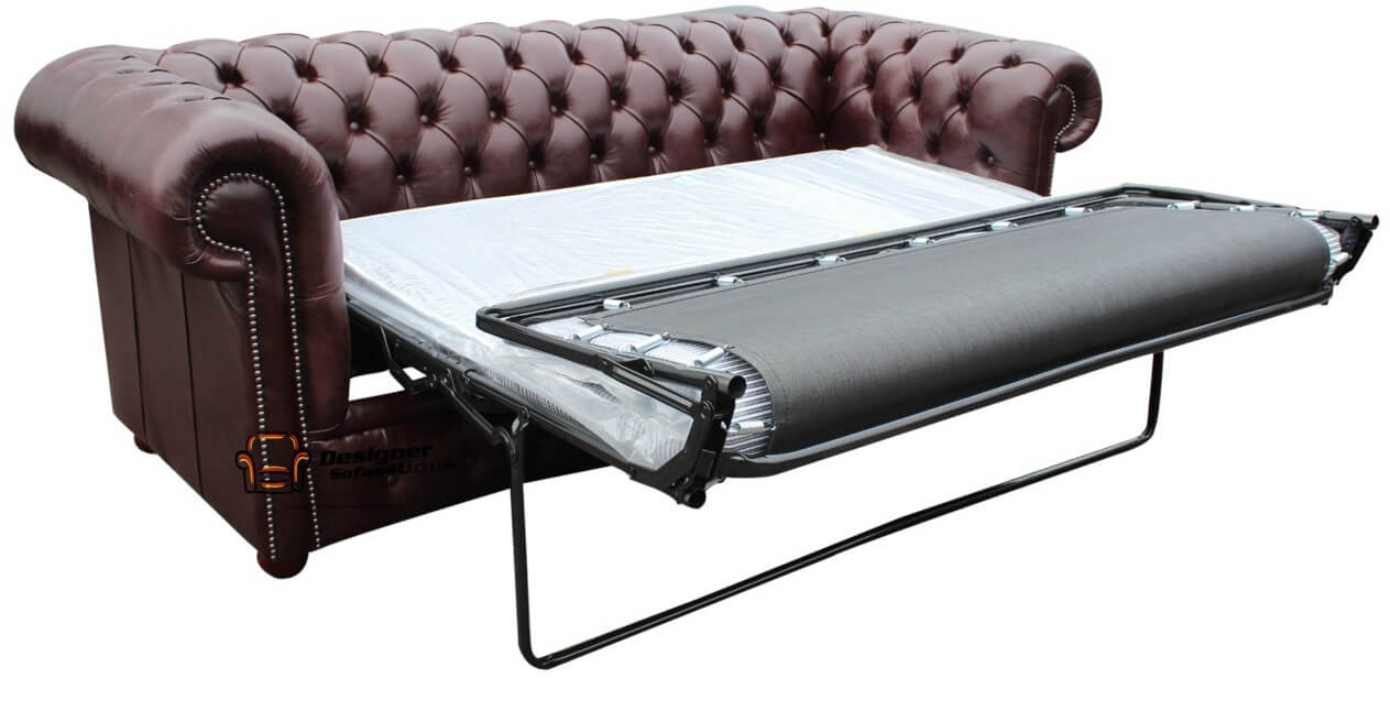 Space-Saving Style 3-Seater Chesterfield Sofa Bed Solutions  %Post Title