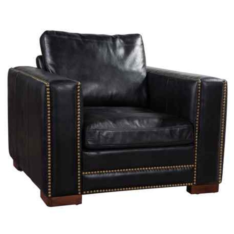 george vintage leather armchair