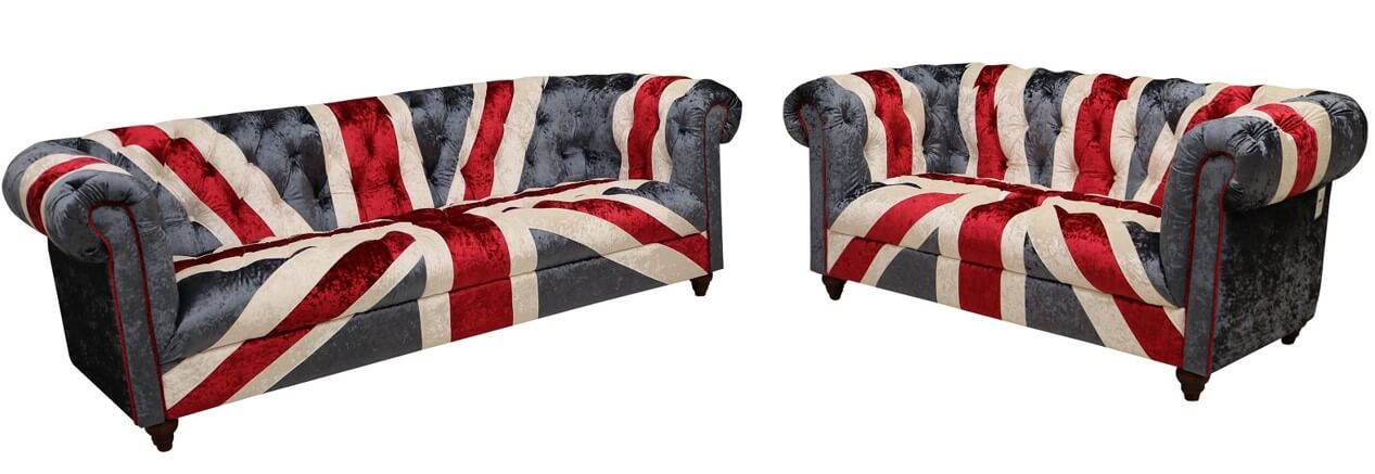 union jack sofa suite 32 velvet