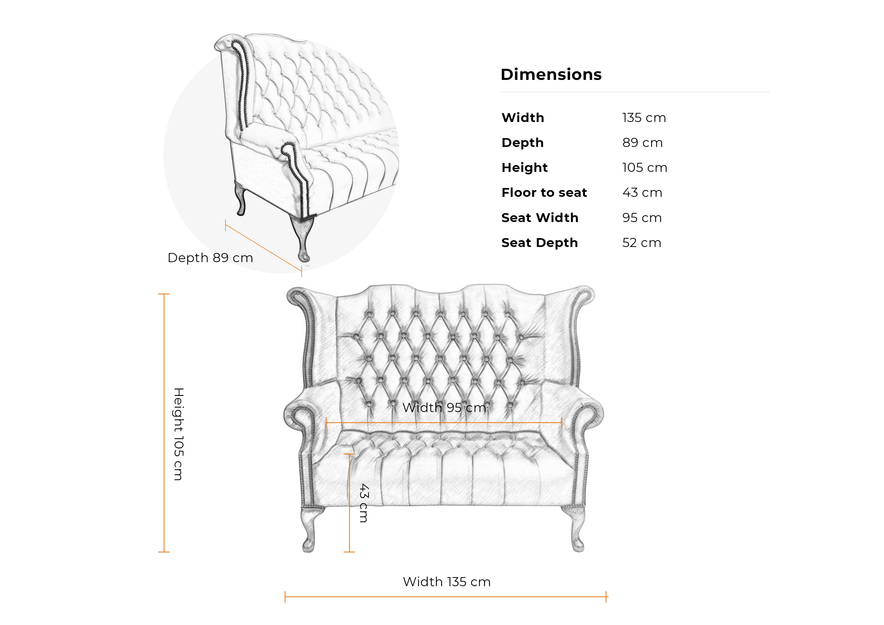 Dimensions-2-seater-Queen-Anne-sofa