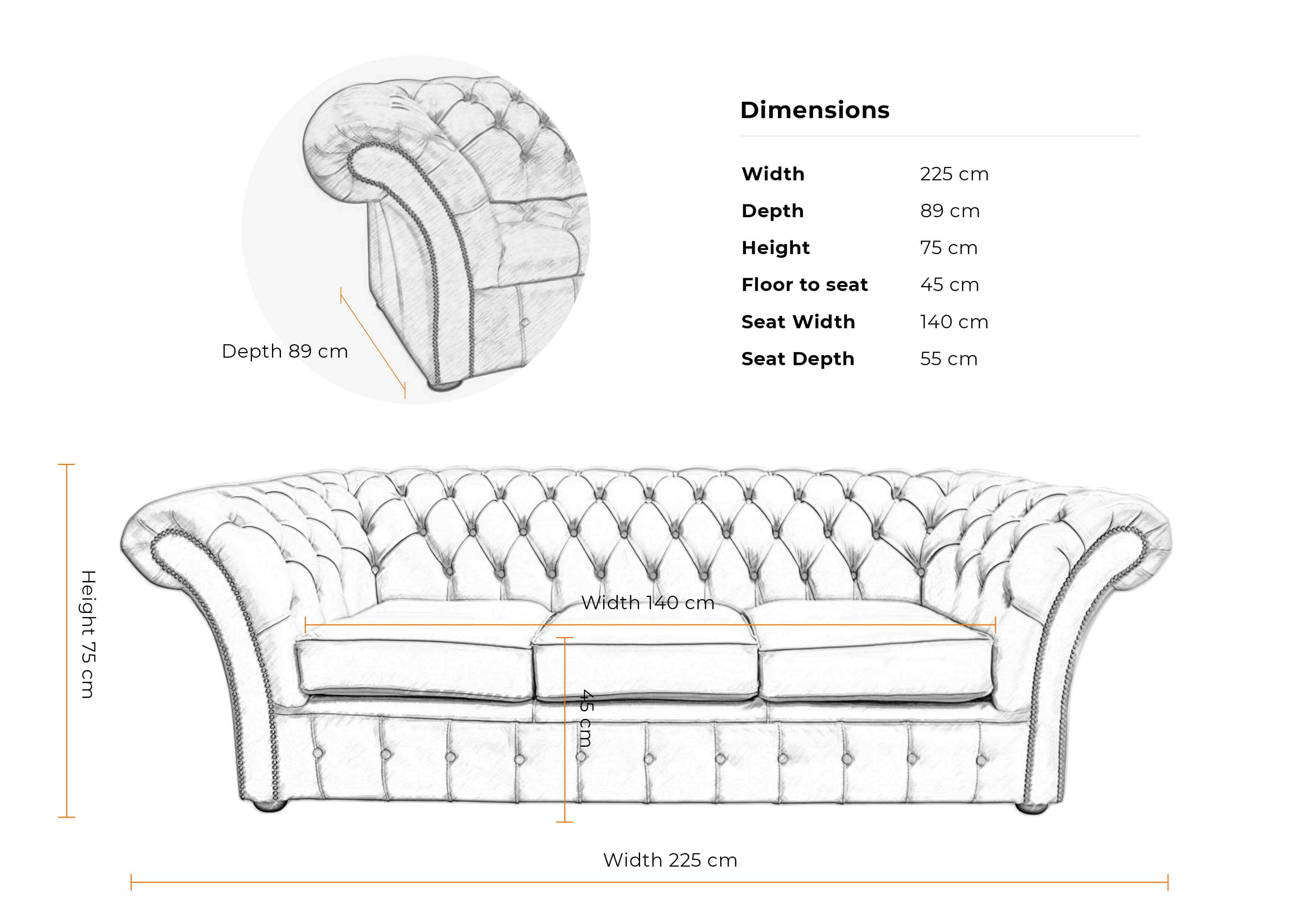 Dimensions-2-seater-Queen-Anne-sofa