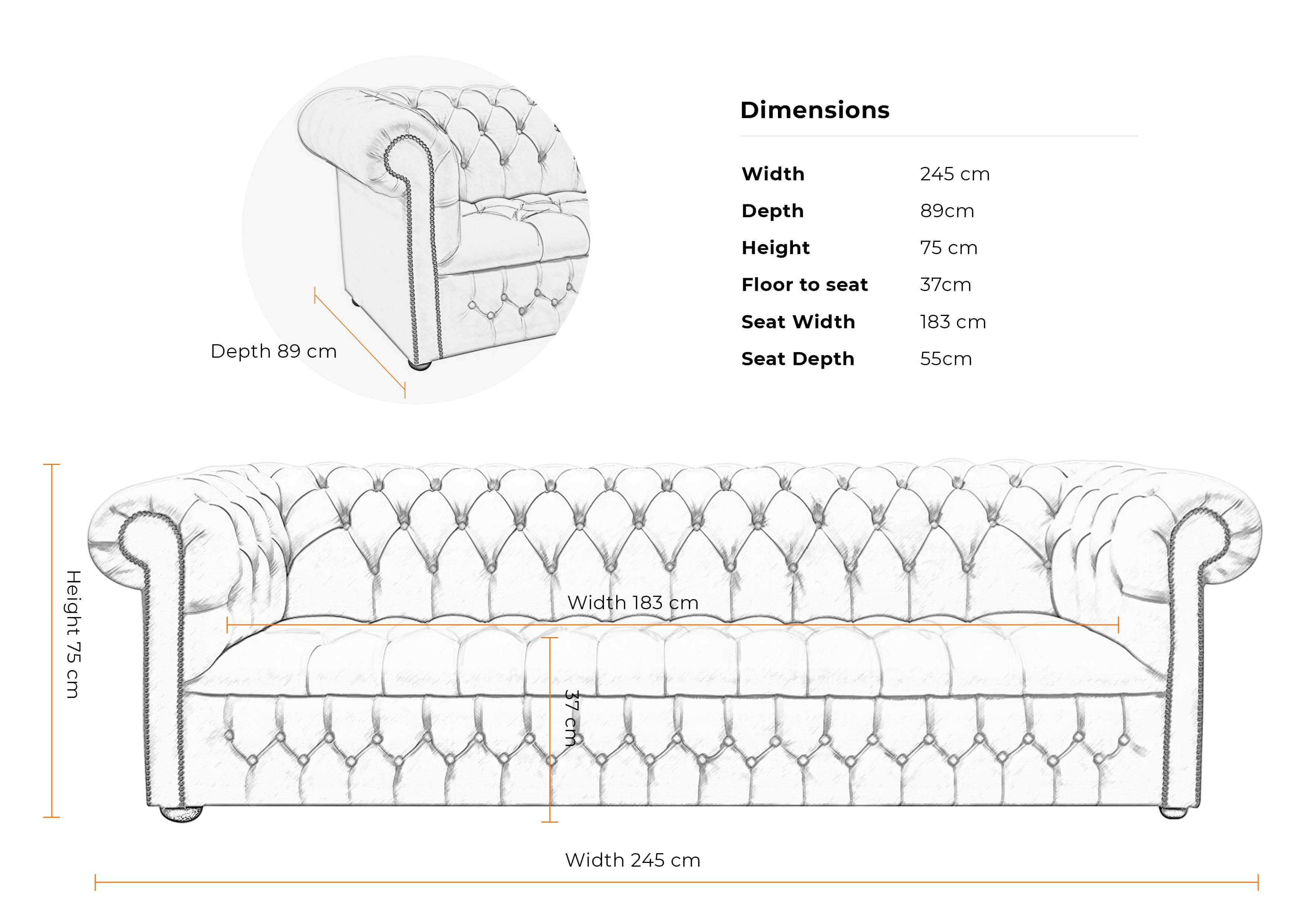 Dimensions-4-seater-buttoned-chesterfield-sofa