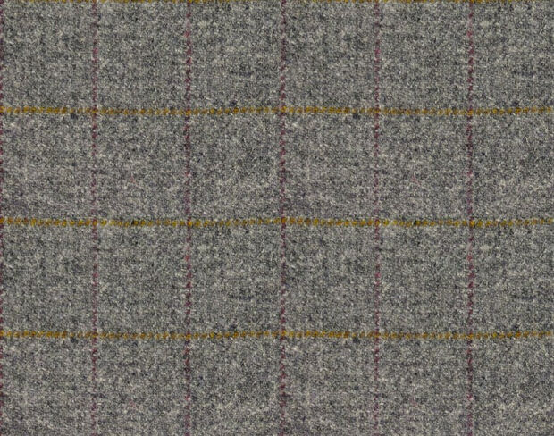 Harris Tweed Huntsman Check Slate Grey