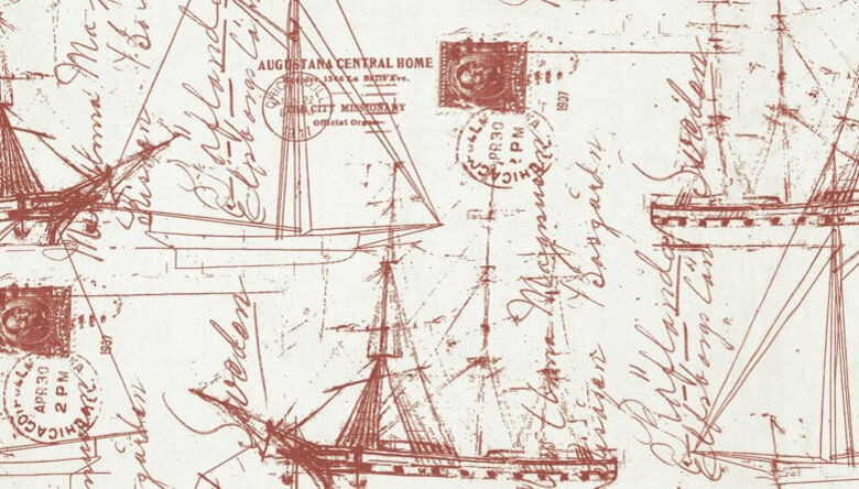 Portsmouth Print Red