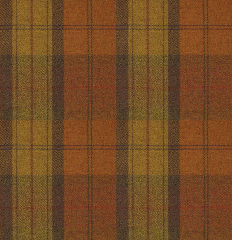 Wool Plaid Orange Marmalade