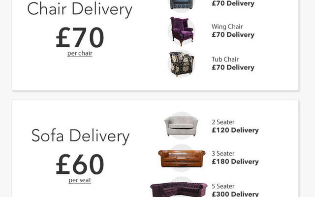 Chesterfield Sofas in Ireland and Northern Ireland Shipping Info