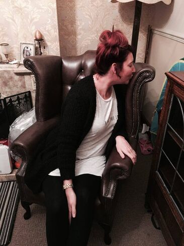 Chesterfield Queen Ann Wing Chair - Designer Sofas 4U Customer Picture 