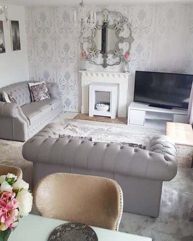 Chesterfield Suite Picture by Designer Sofas 4U Customer