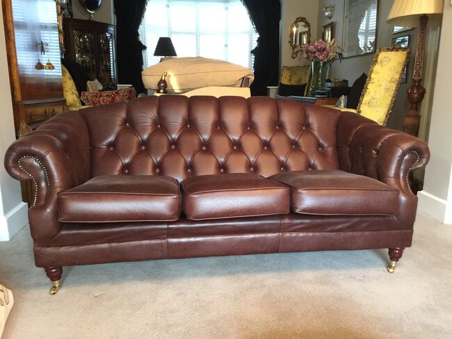 Chesterfield Leather Sofa - Designer Sofas 4U Customer Picture
