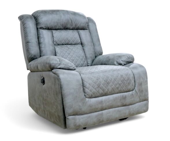 Kelly 1 Seater Grey Fabric Electric Recliner Armchair