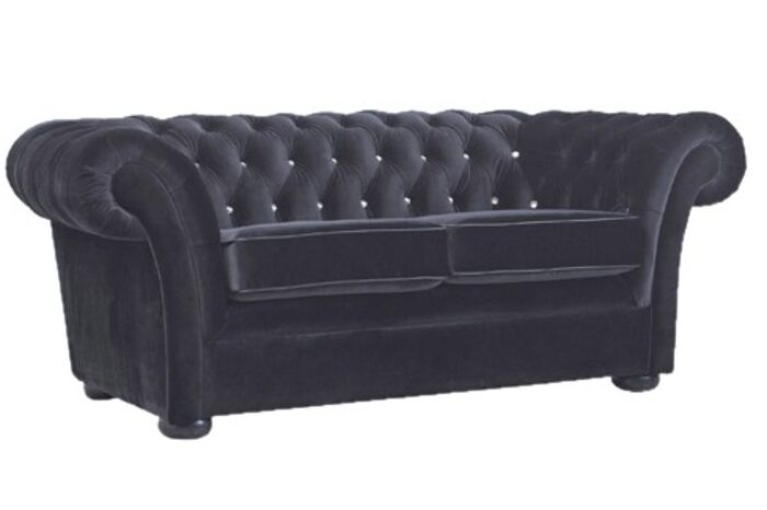 2 Seater Chesterfield Crys
