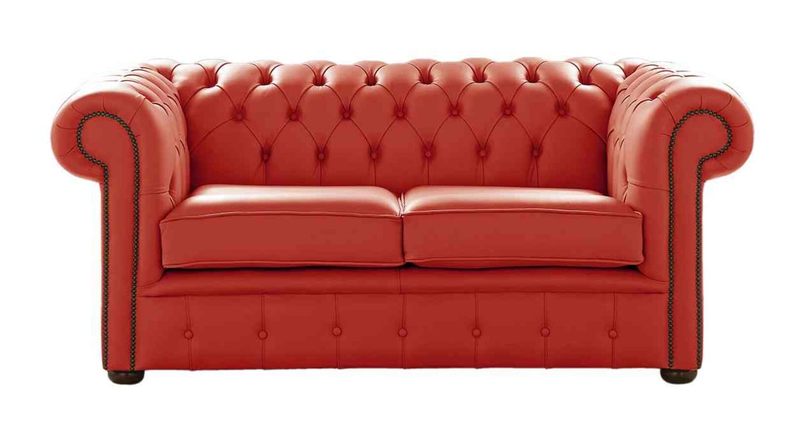 Product photograph of Chesterfield 2 Seater Shelly Horizon Leather Sofa Settee from Designer Sofas 4U