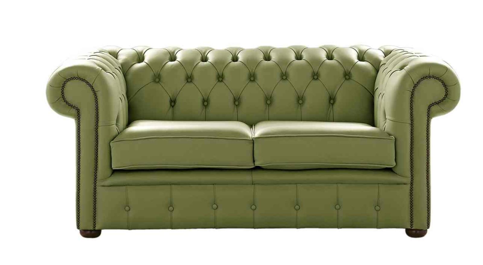 Product photograph of Chesterfield 2 Seater Shelly Mountain Tree Leather Sofa Settee from Designer Sofas 4U