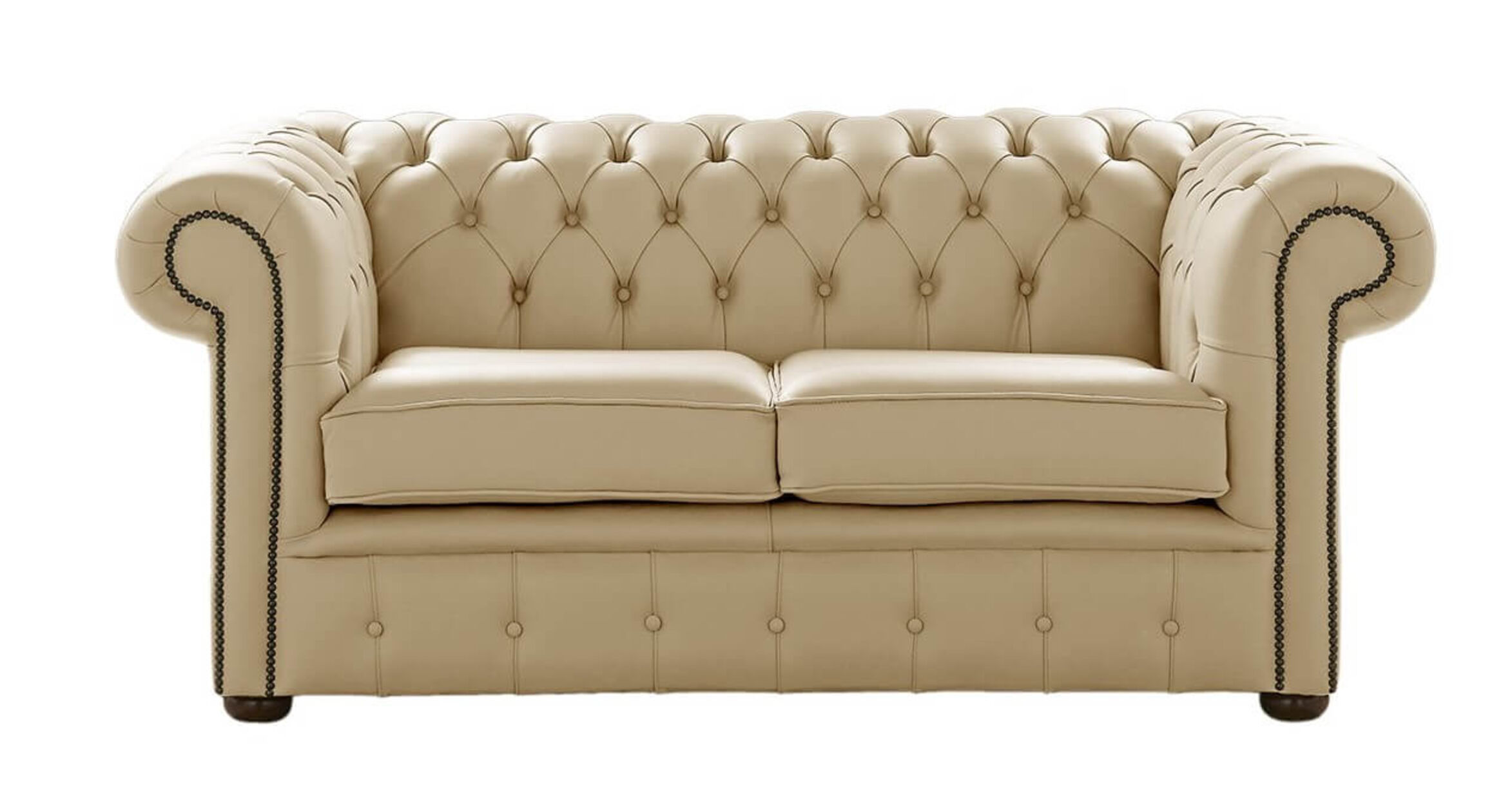 DesignerSofas4U Somerset Stone leather Chesterfield Sofa