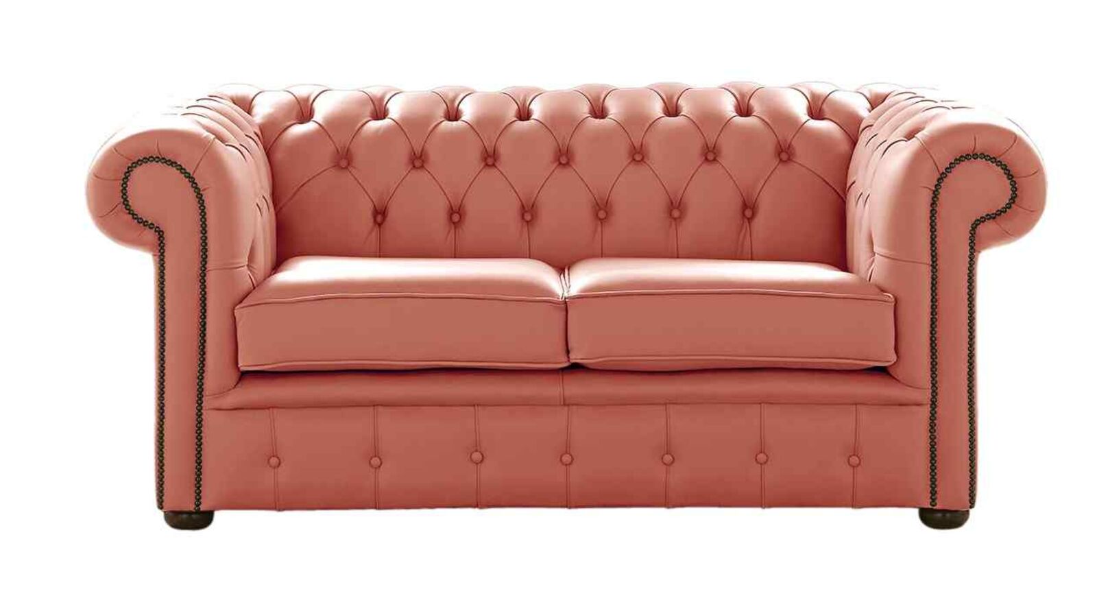 Product photograph of Chesterfield 2 Seater Shelly Tuscany Leather Sofa Settee from Designer Sofas 4U