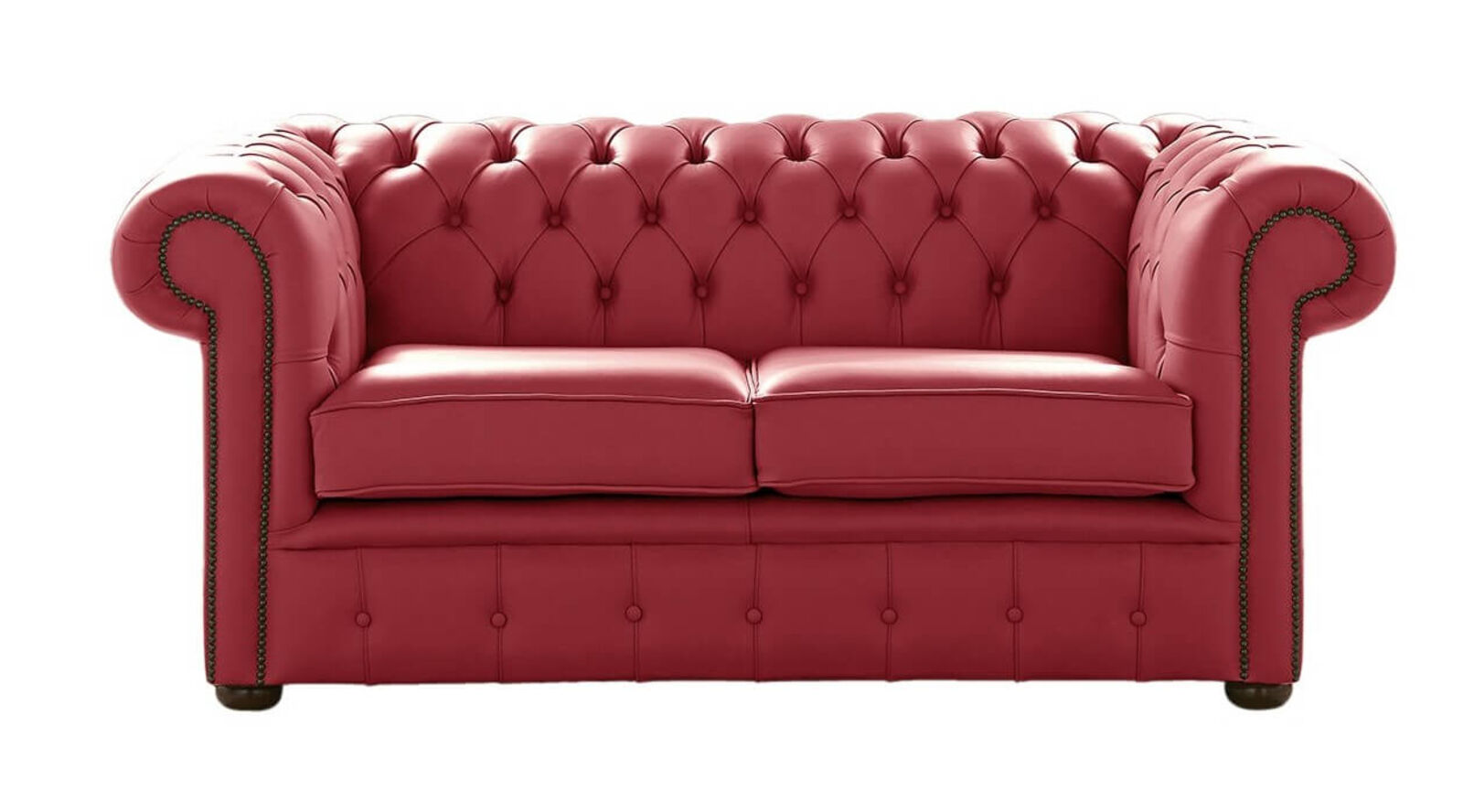 Product photograph of Chesterfield 2 Seater Shelly West Leather Sofa Settee from Designer Sofas 4U