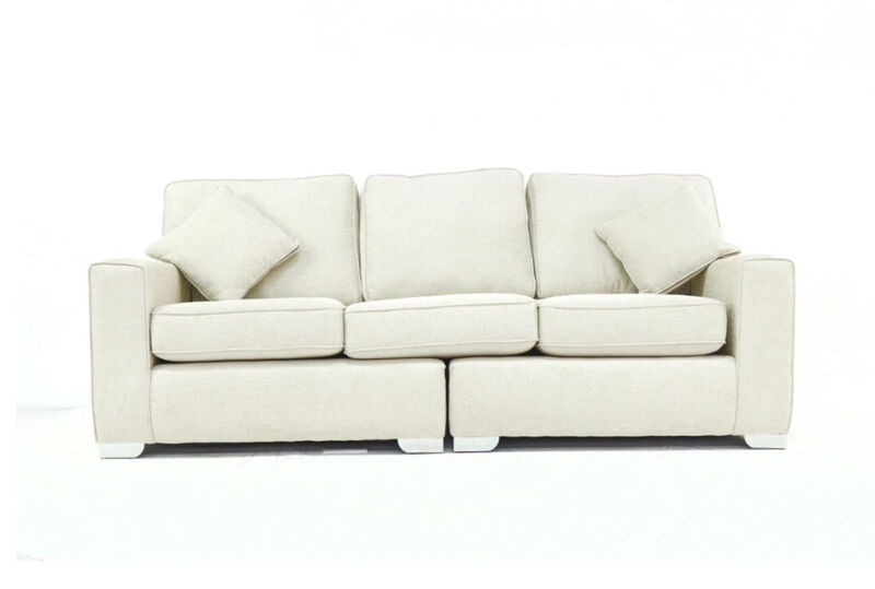 Product photograph of Glastonbury 4 Seater Fabric Settee Sofa Offer from Designer Sofas 4U