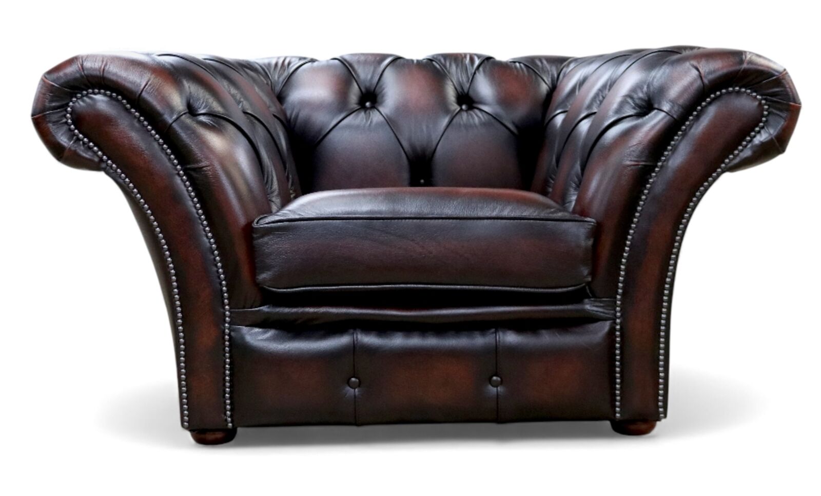 Duchess Chesterfield Club Chair Antique Rust Leather