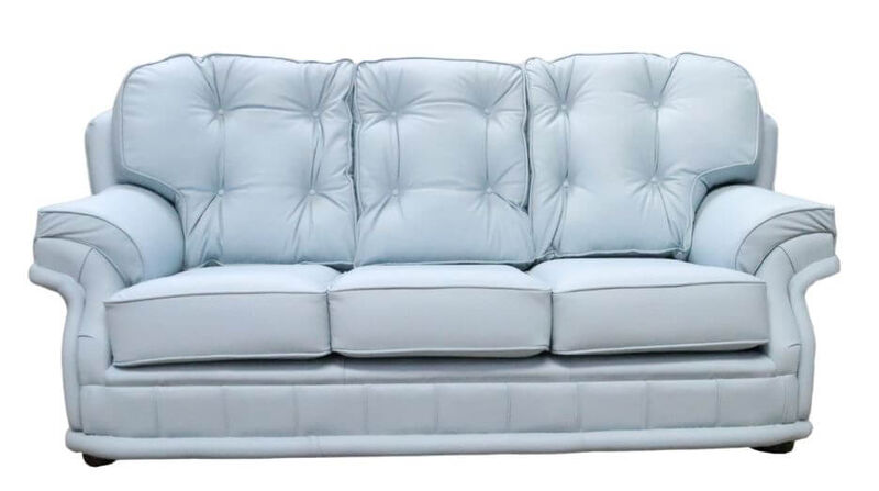 Product photograph of Chesterfield Knightsbridge 3 Seater Sofa Parlour Blue Leather Amp Hellip from Designer Sofas 4U