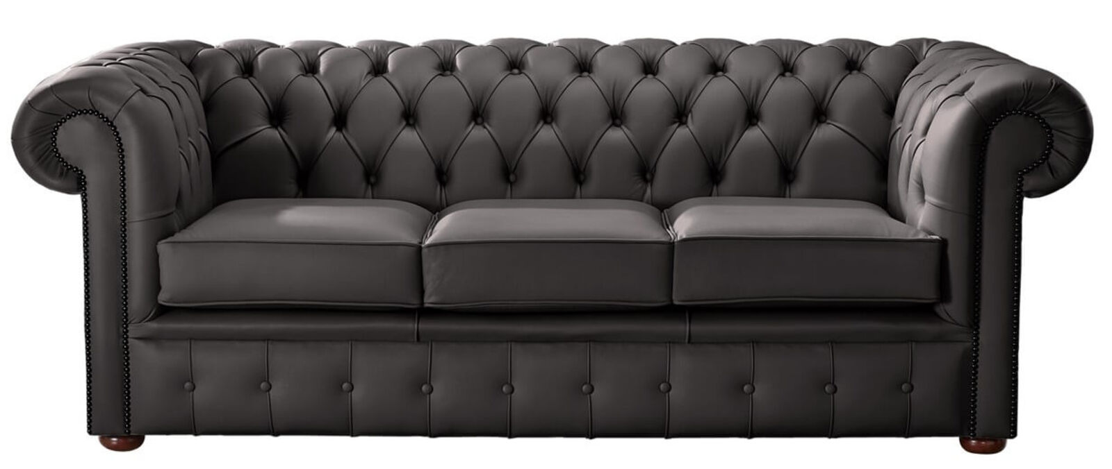 Product photograph of Chesterfield Handmade Leather Shelly Havannah 3 Seater Sofa Settee from Designer Sofas 4U