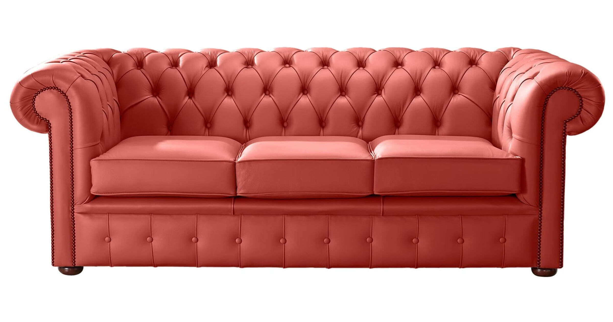 Horizon Leather Chesterfield 3 Seater sofa | DesignerSofas4U