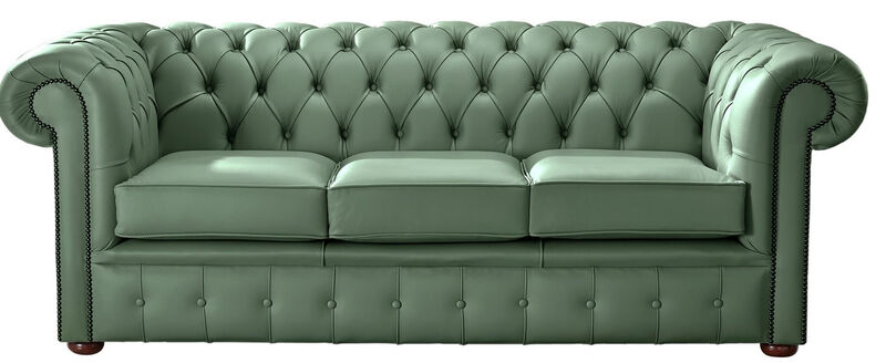 Product photograph of Chesterfield Handmade 3 Seater Sofa Settee Shelly Jade Amp Hellip from Designer Sofas 4U