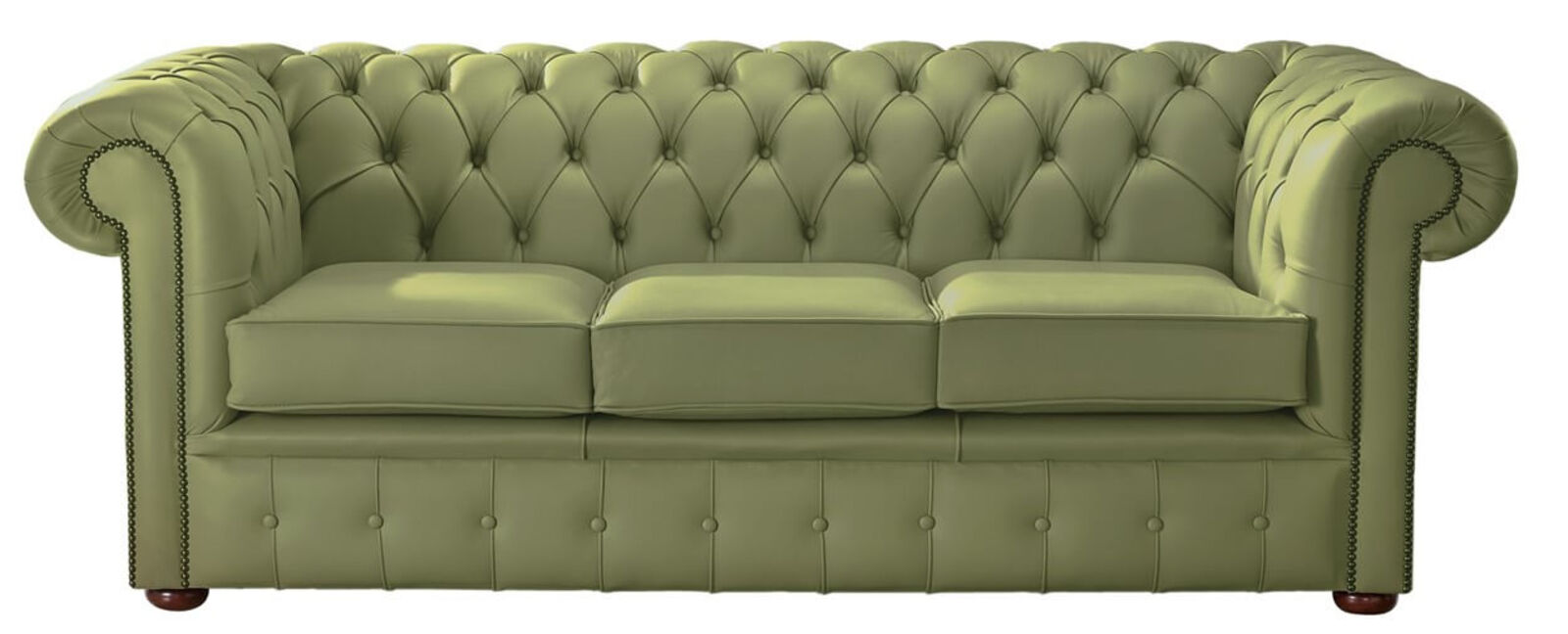 Product photograph of Chesterfield Handmade Leather Shelly Mountain Tree Green 3 Amp Hellip from Designer Sofas 4U