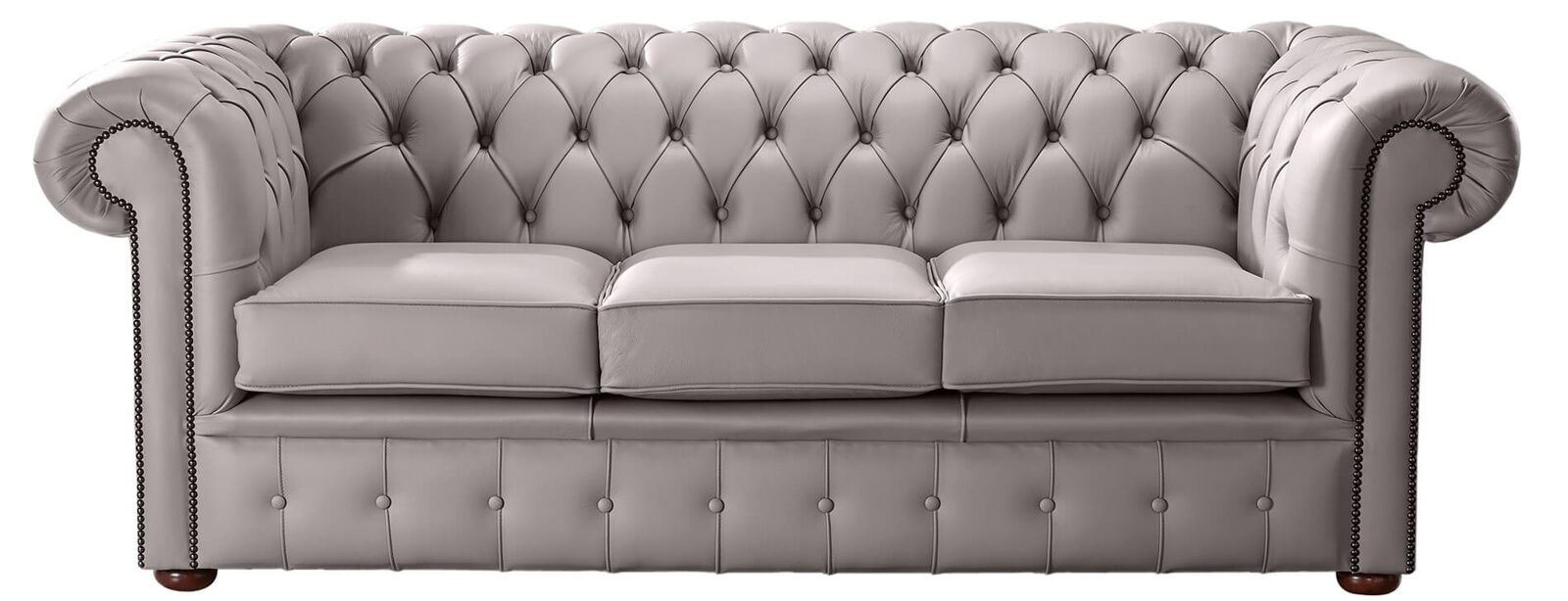 Product photograph of Chesterfield Handmade Leather Shelly Owl 3 Seater Sofa Settee from Designer Sofas 4U