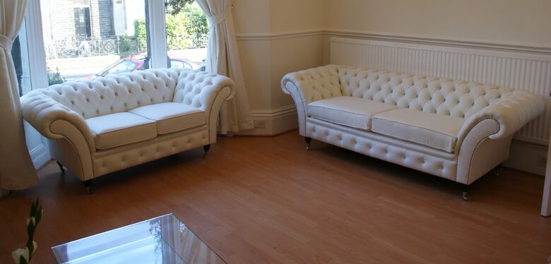Balmoral Chesterfield Crystal Suite Sofas - Designer Sofas 4U 