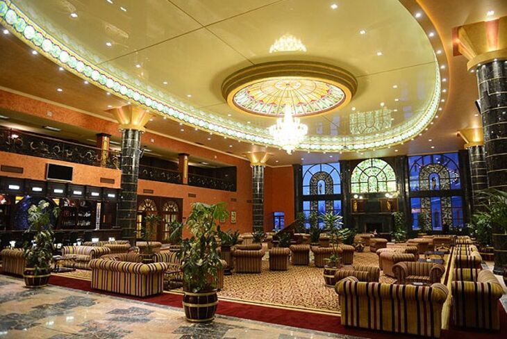 Chesterfield Furniture in Lobby at Hotel Armenia by Designer Sofas 4U