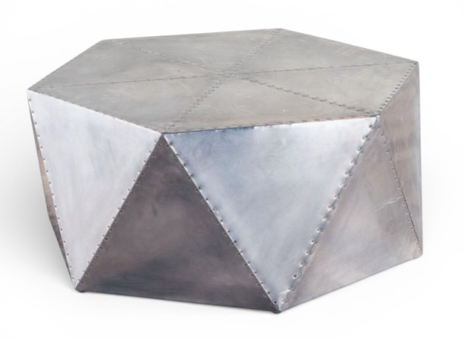 Aviator Industrial Geometric Coffee Table