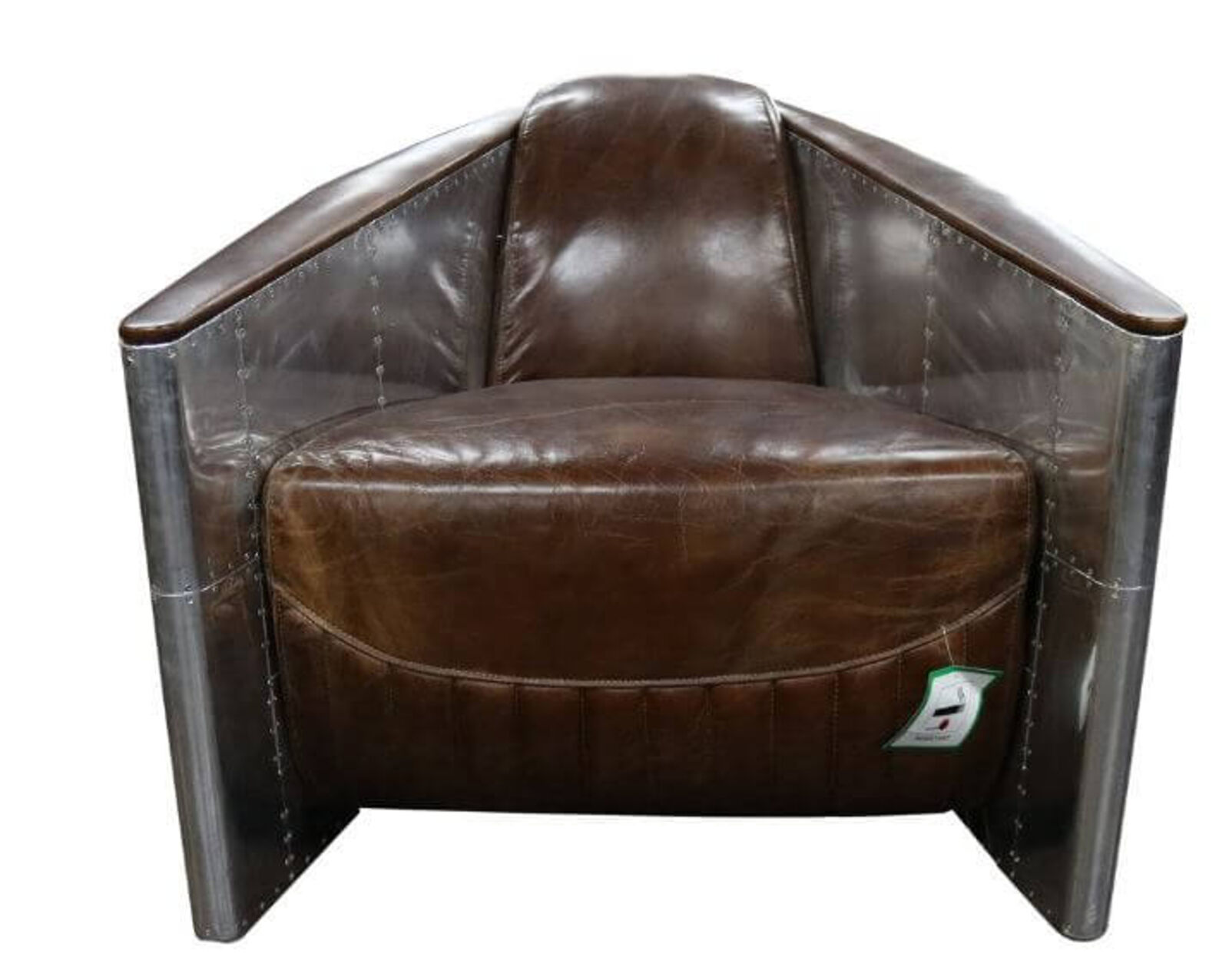 Product photograph of Aviator Tomcat Vintage Brown Distressed Leather Armchair from Designer Sofas 4U