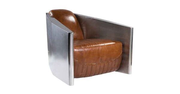 Aviator Vintage Distressed Leather Club Chair Vintage Chairs By