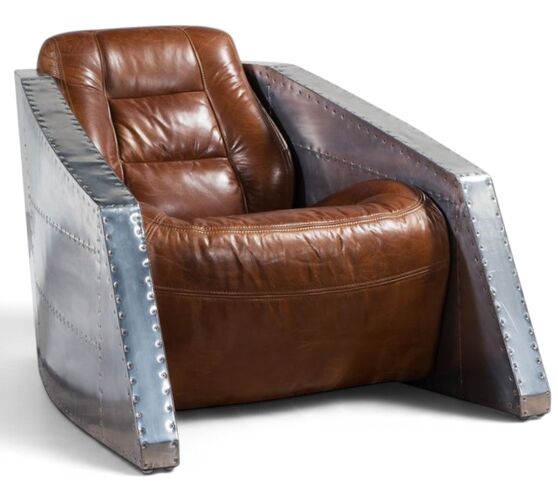 Aviator Wildcat Leather Armchair