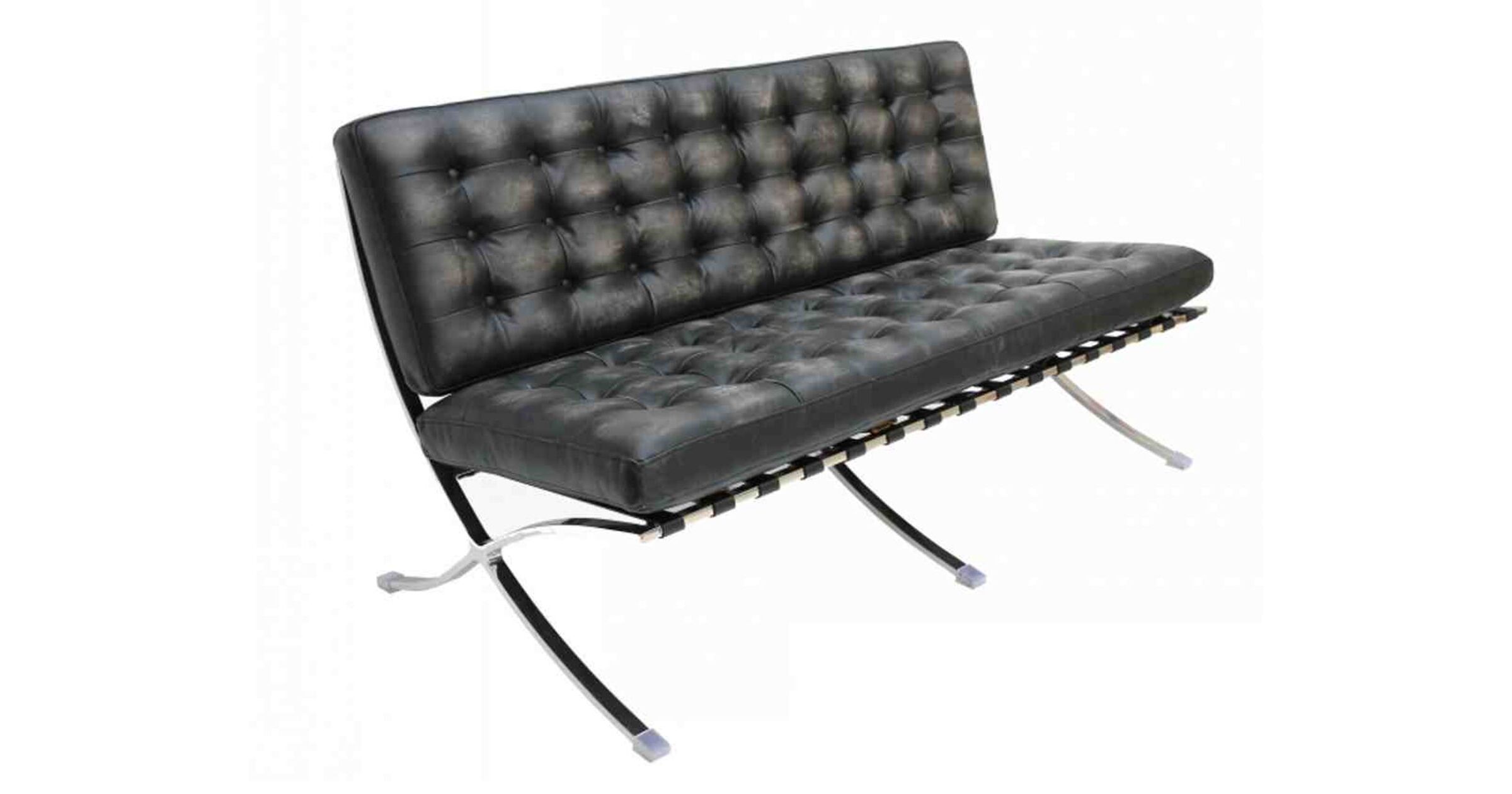 Barcelona Vintage Distressed Leather 2 Seater Sofa Vintage Furniture