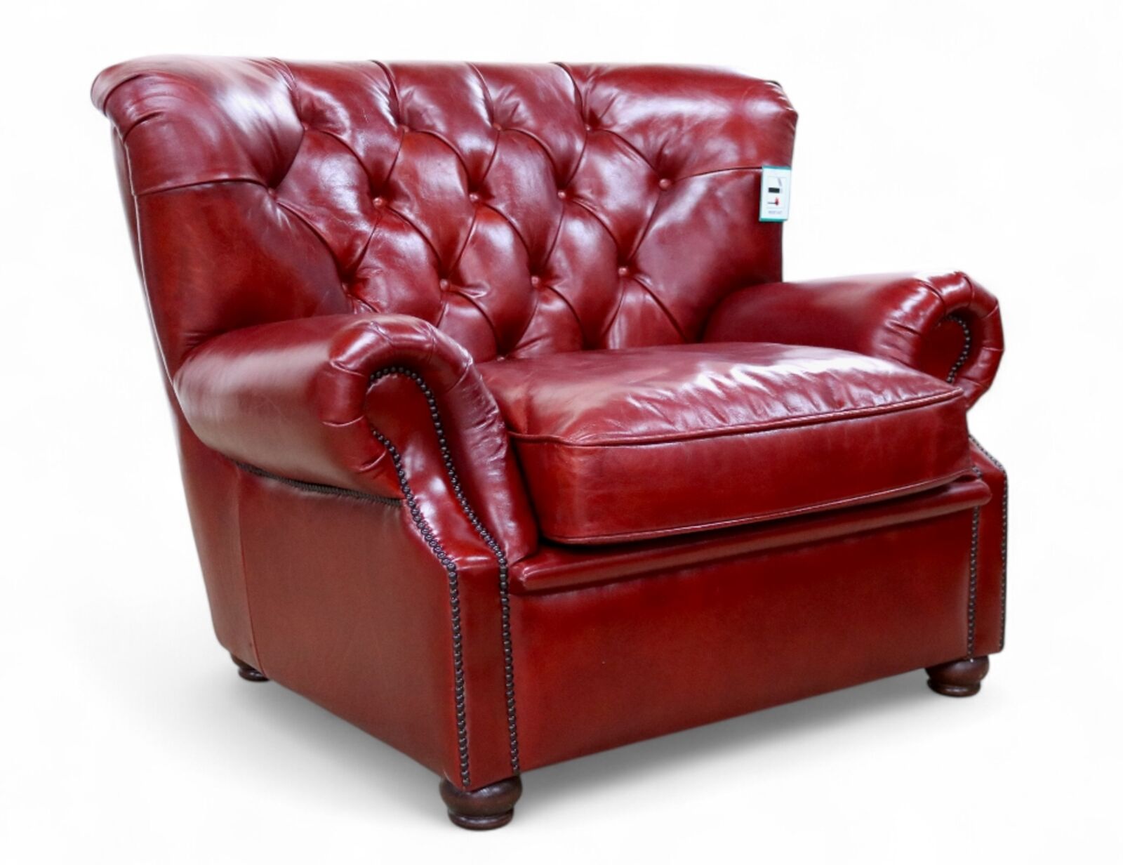 Beresford Chesterfield Vintage Distressed Leather Armchair - Handcrafted Comfort & Timeless Style