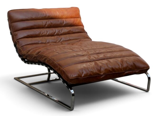 Bilbao XL Daybed Leather Chaise Lounge