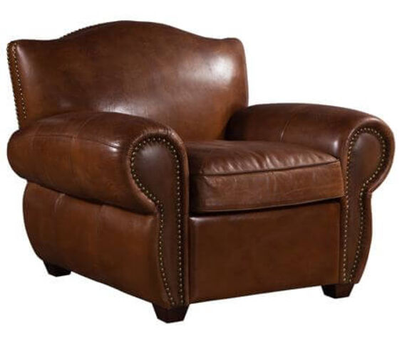 Burford Vintage Distressed Leather Armchair