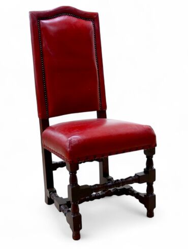 Cheltenham Dining Chair Vintage Red Leather